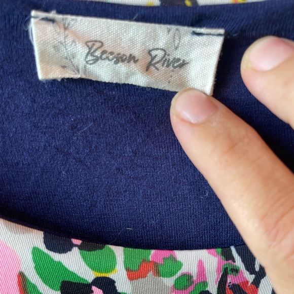 Beeson River. Long colorful dress. Size M - Picture 3 of 3